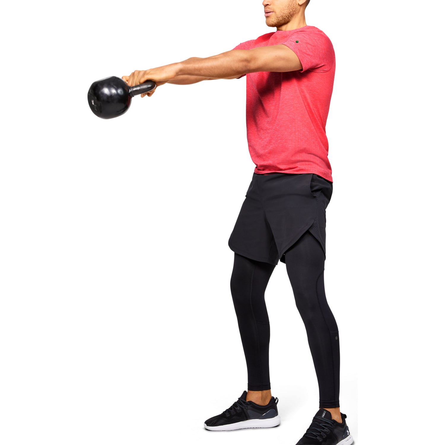 Polera Manga Corta UA RUSH™ Seamless Fitted para Hombre