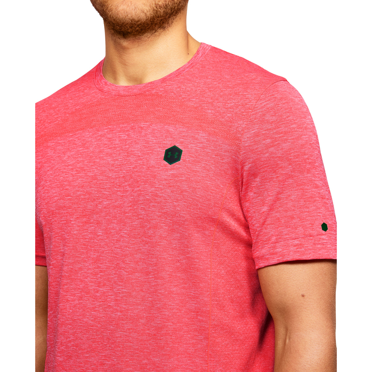 Polera Manga Corta UA RUSH™ Seamless Fitted para Hombre