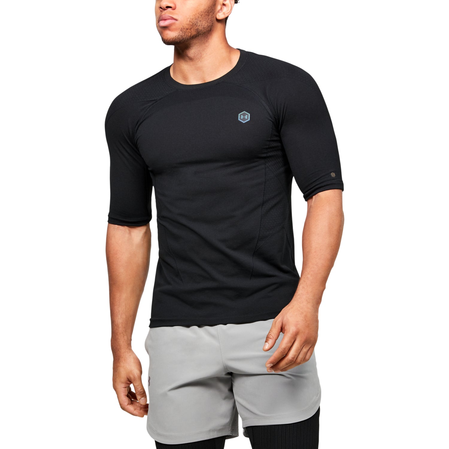 Polera Manga Corta UA RUSH™ Seamless Compression para Hombre