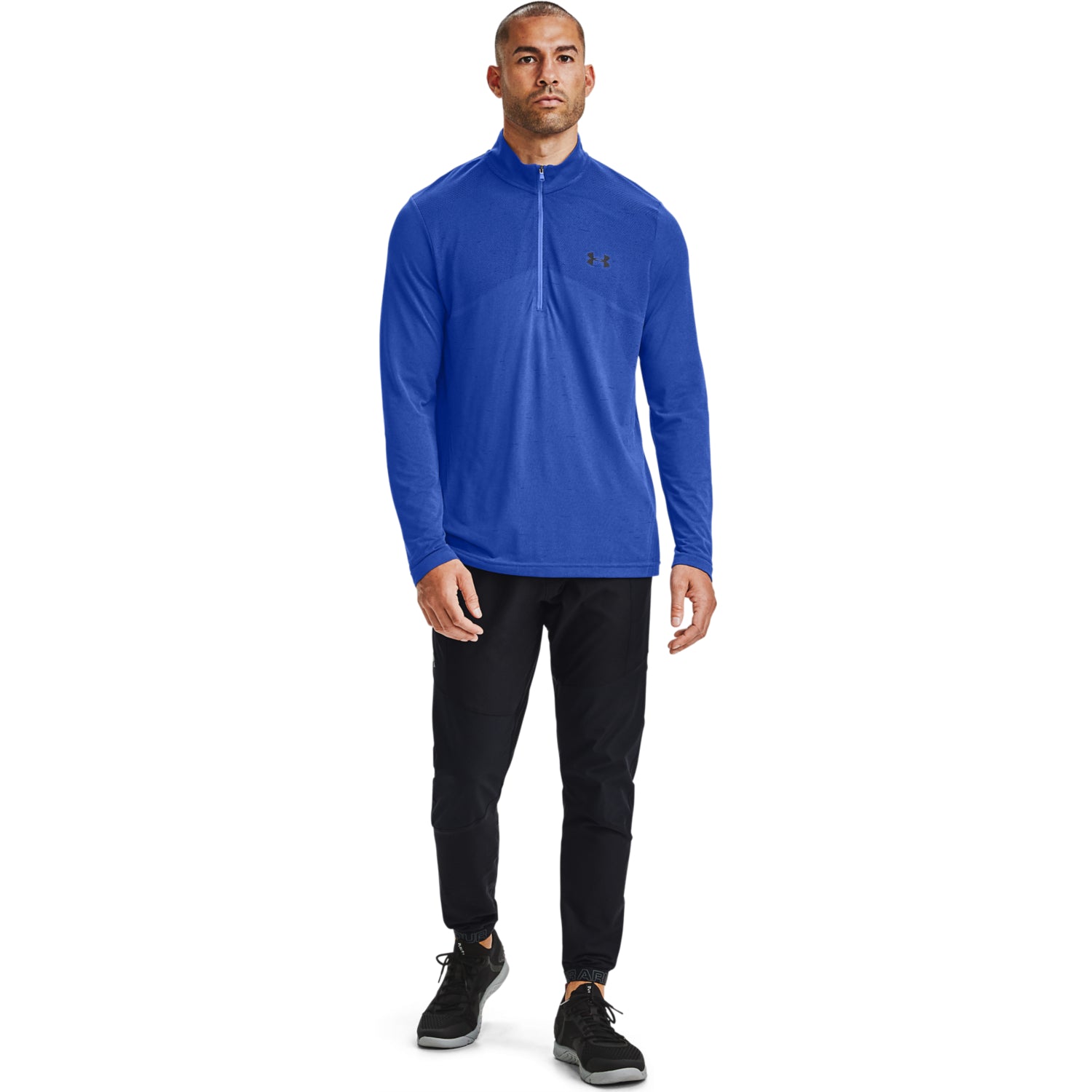 Polera UA Seamless ½ Zip para Hombre