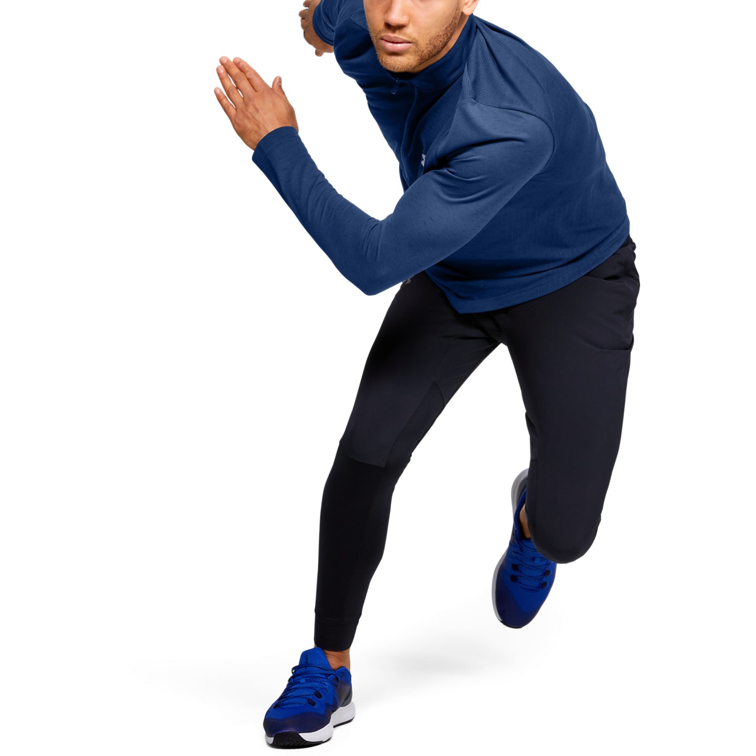 Polera UA Seamless ½ Zip para Hombre