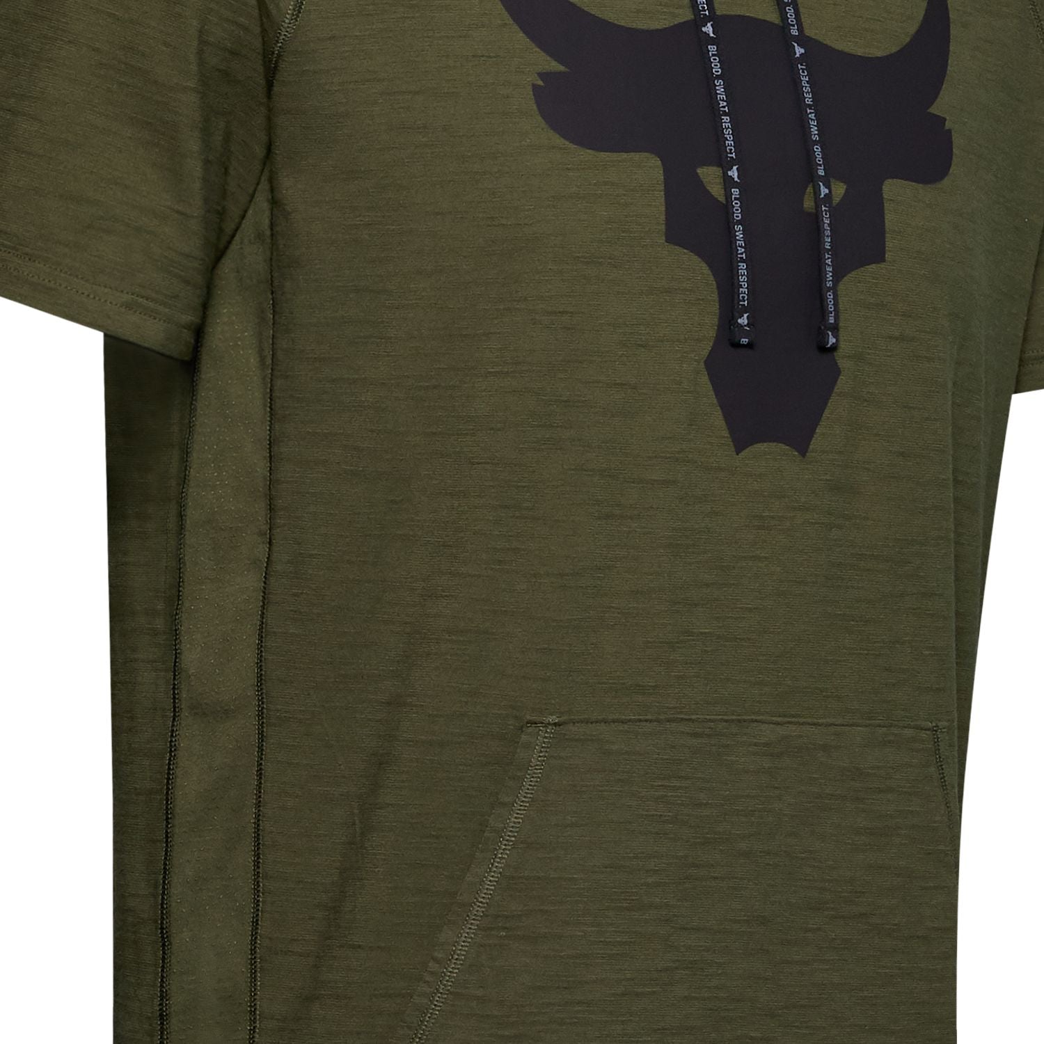 Polerón con Gorro Manga Corta Project Rock Charged Cotton® para Hombre