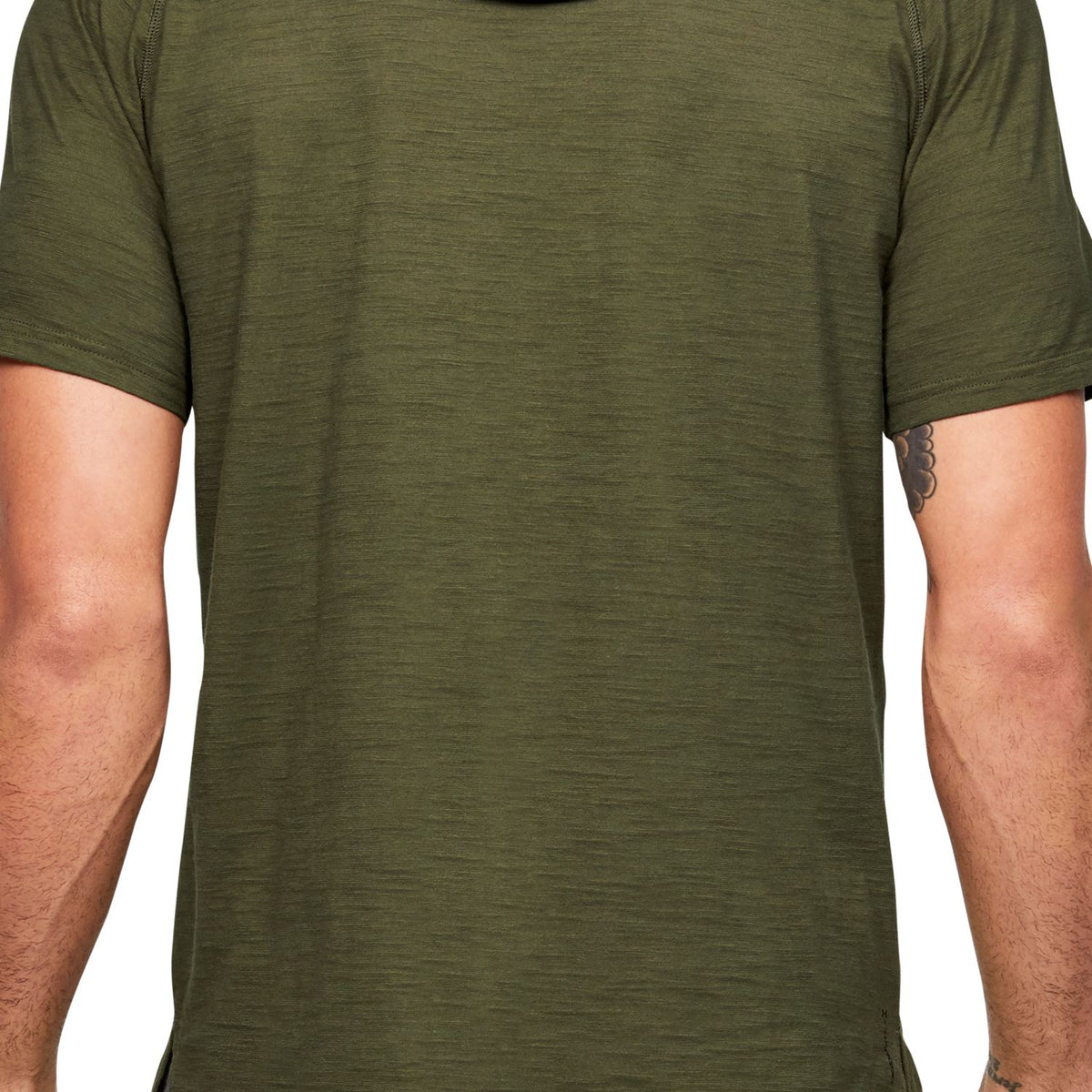 Polerón con Gorro Manga Corta Project Rock Charged Cotton® para Hombre