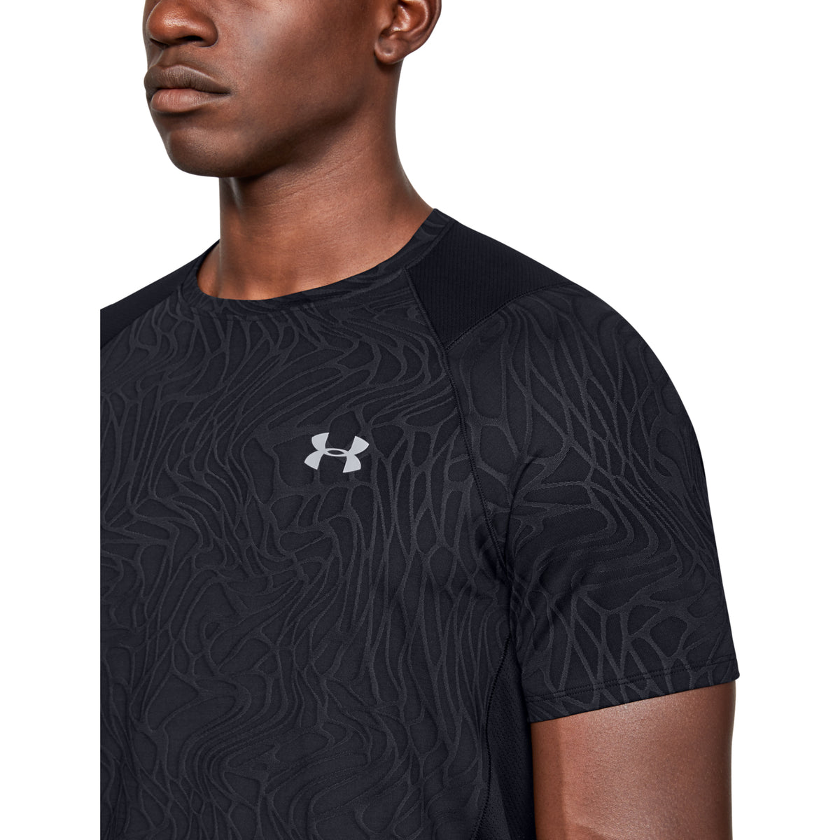 Polera Manga Corta UA MK-1 Jacquard para Hombre