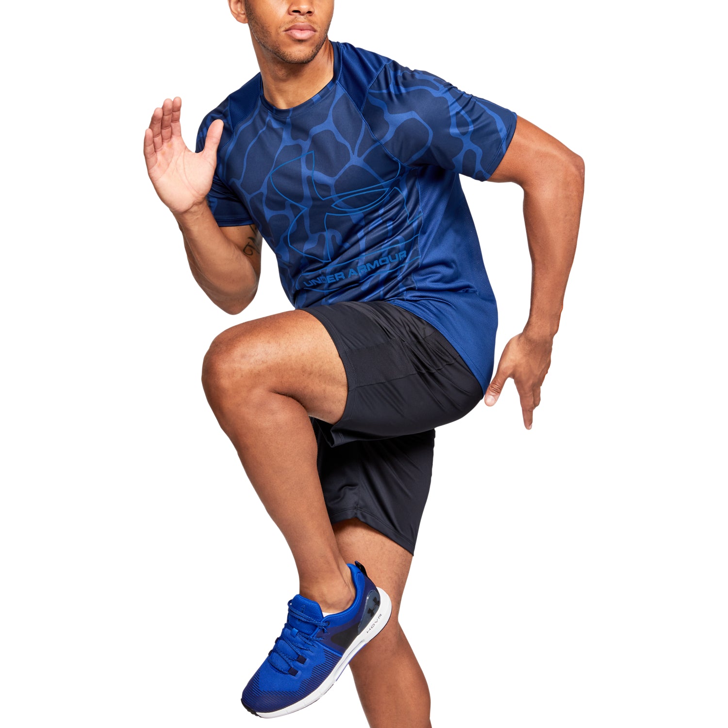 Polera Manga Corta UA MK-1 Tonal Print para Hombre