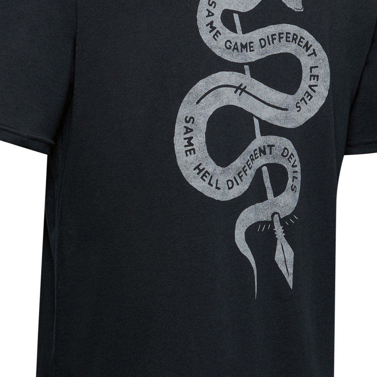 Polera Manga Corta Project Rock Snake para Hombre