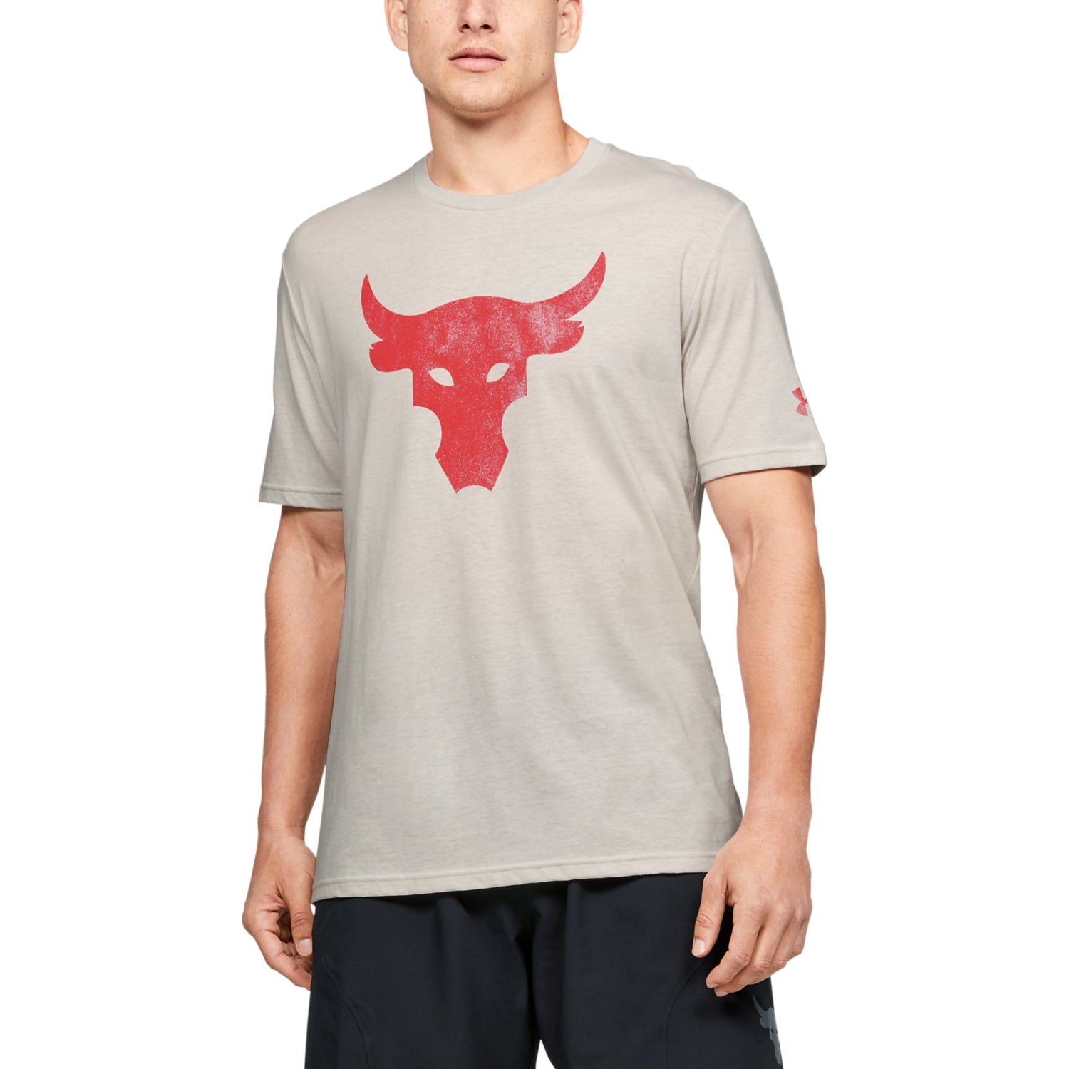 Polera Manga Corta Project Rock Brahma Bull para Hombre
