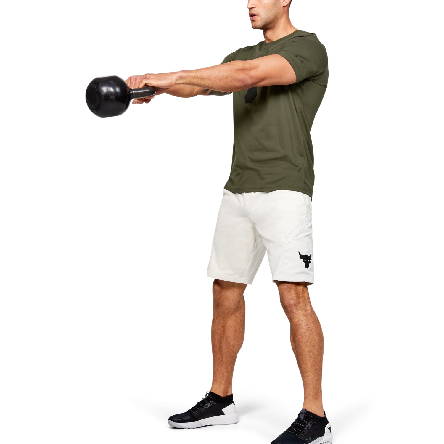 Polera Manga Corta Project Rock Brahma Bull para Hombre