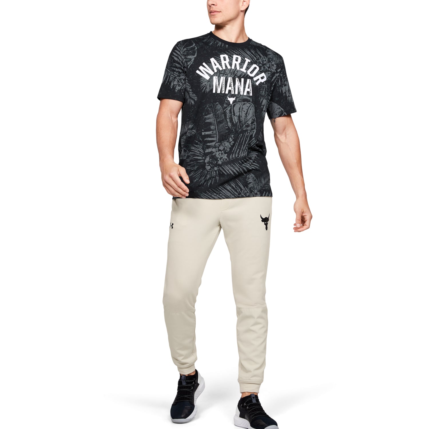 Polera Manga Corta Project Rock Aloha Camo para Hombre