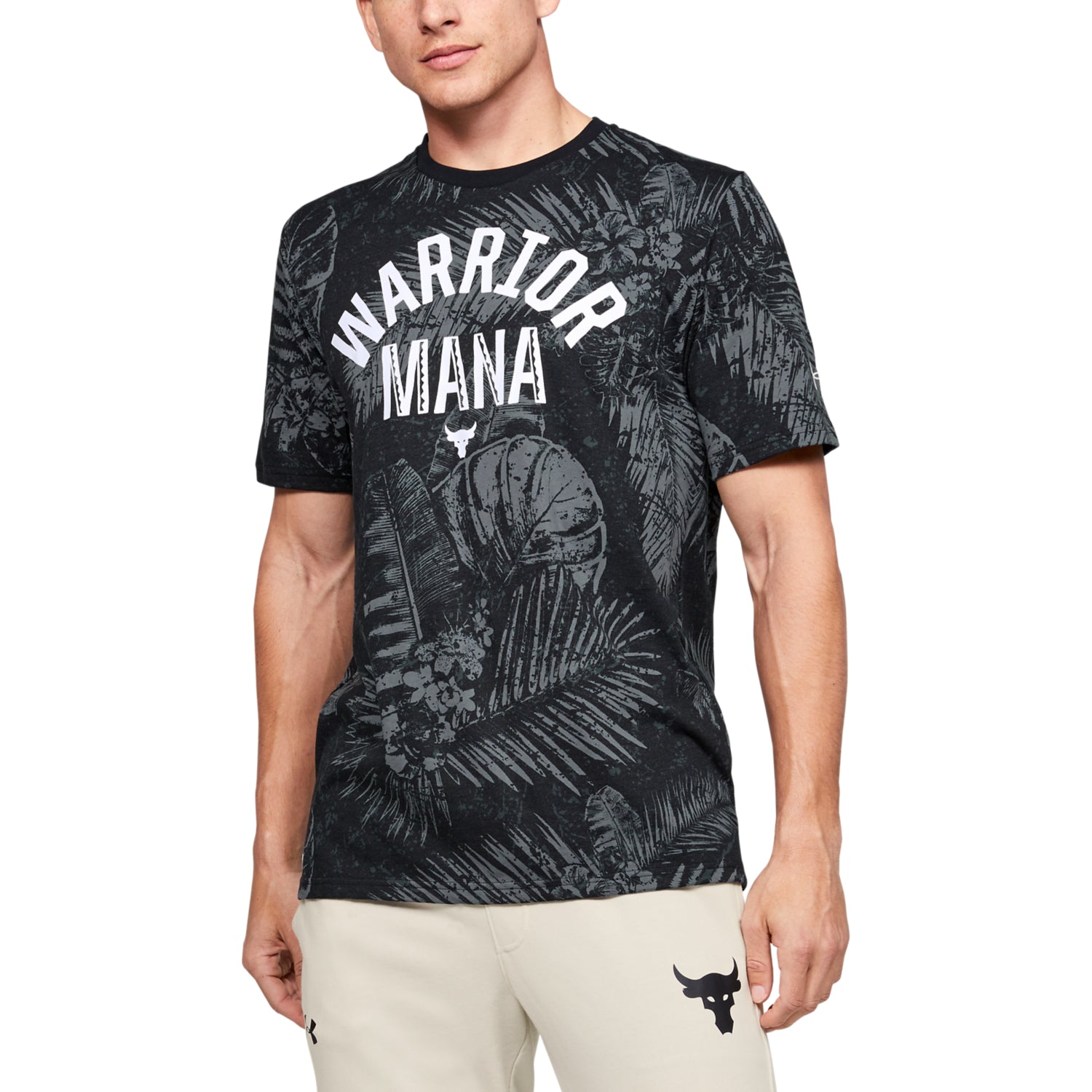 Polera Manga Corta Project Rock Aloha Camo para Hombre