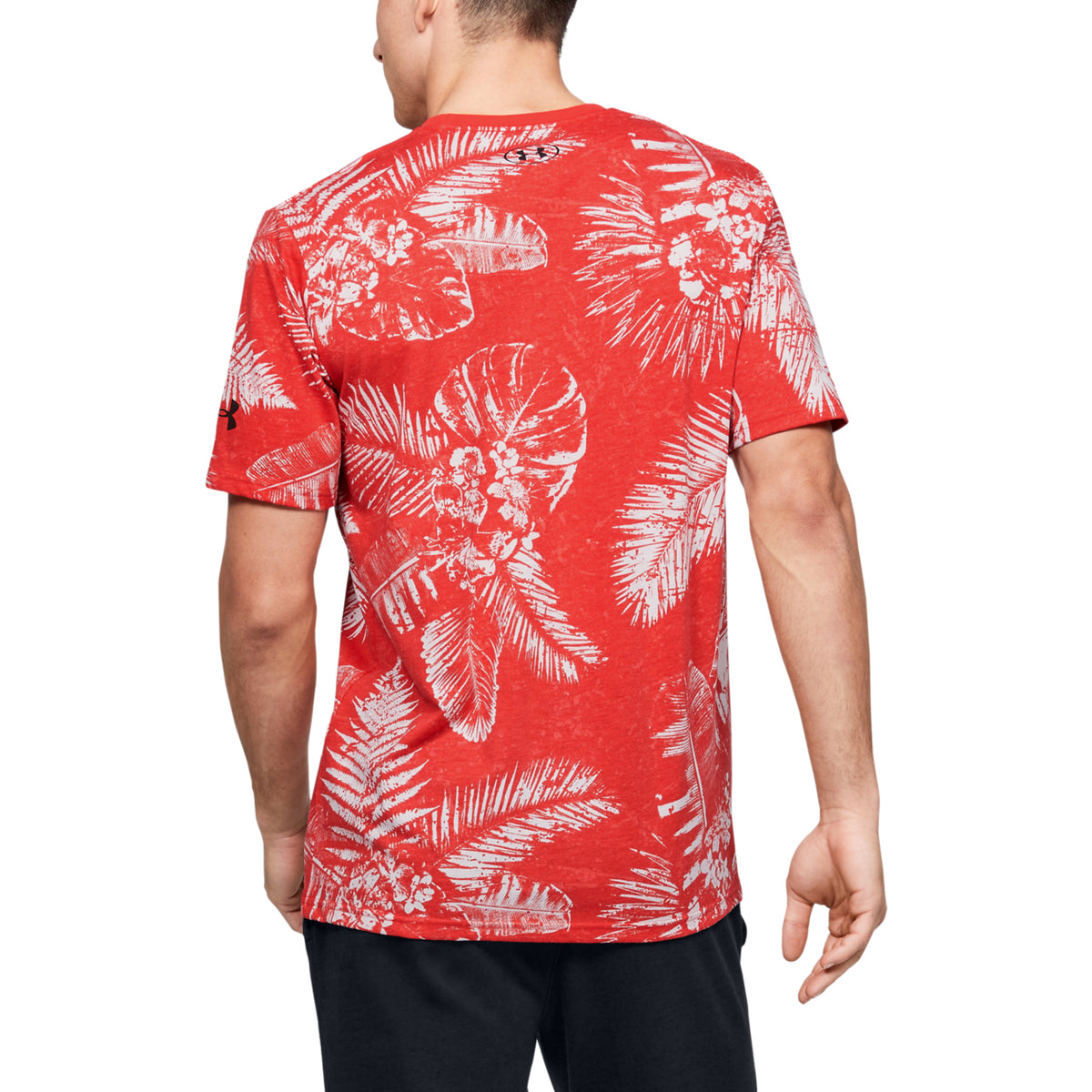 Polera Manga Corta Project Rock Aloha Camo para Hombre