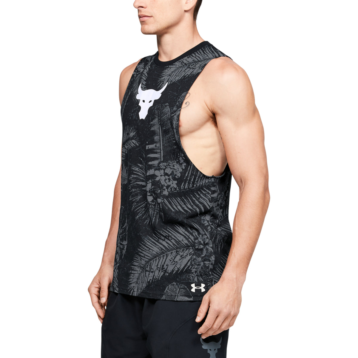 Polera sin Mangas Project Rock Aloha Camo para Hombre