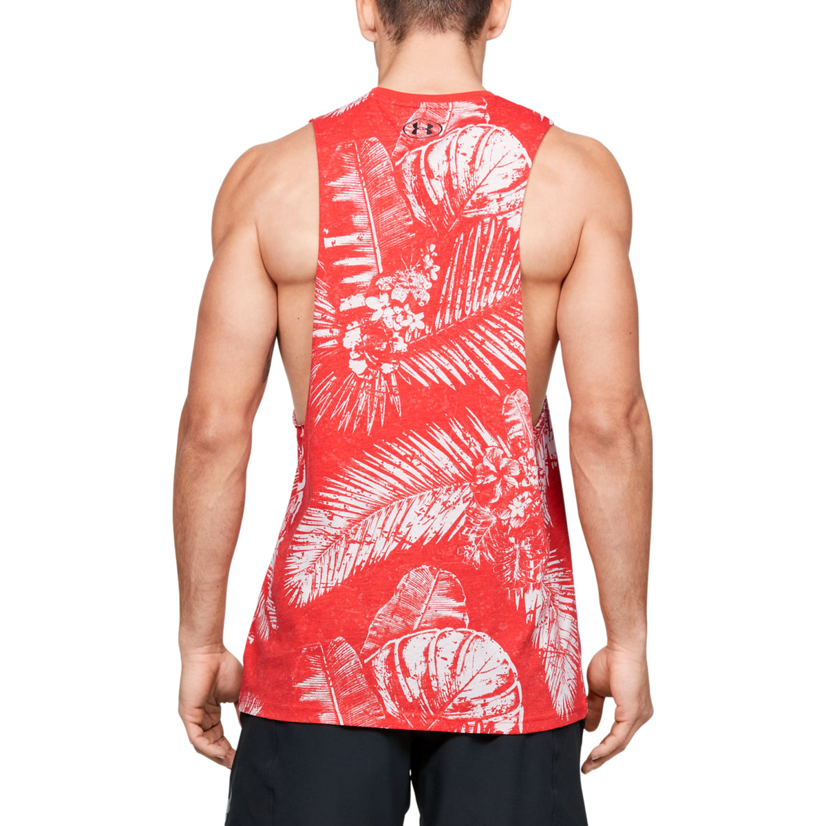 Polera sin Mangas Project Rock Aloha Camo para Hombre