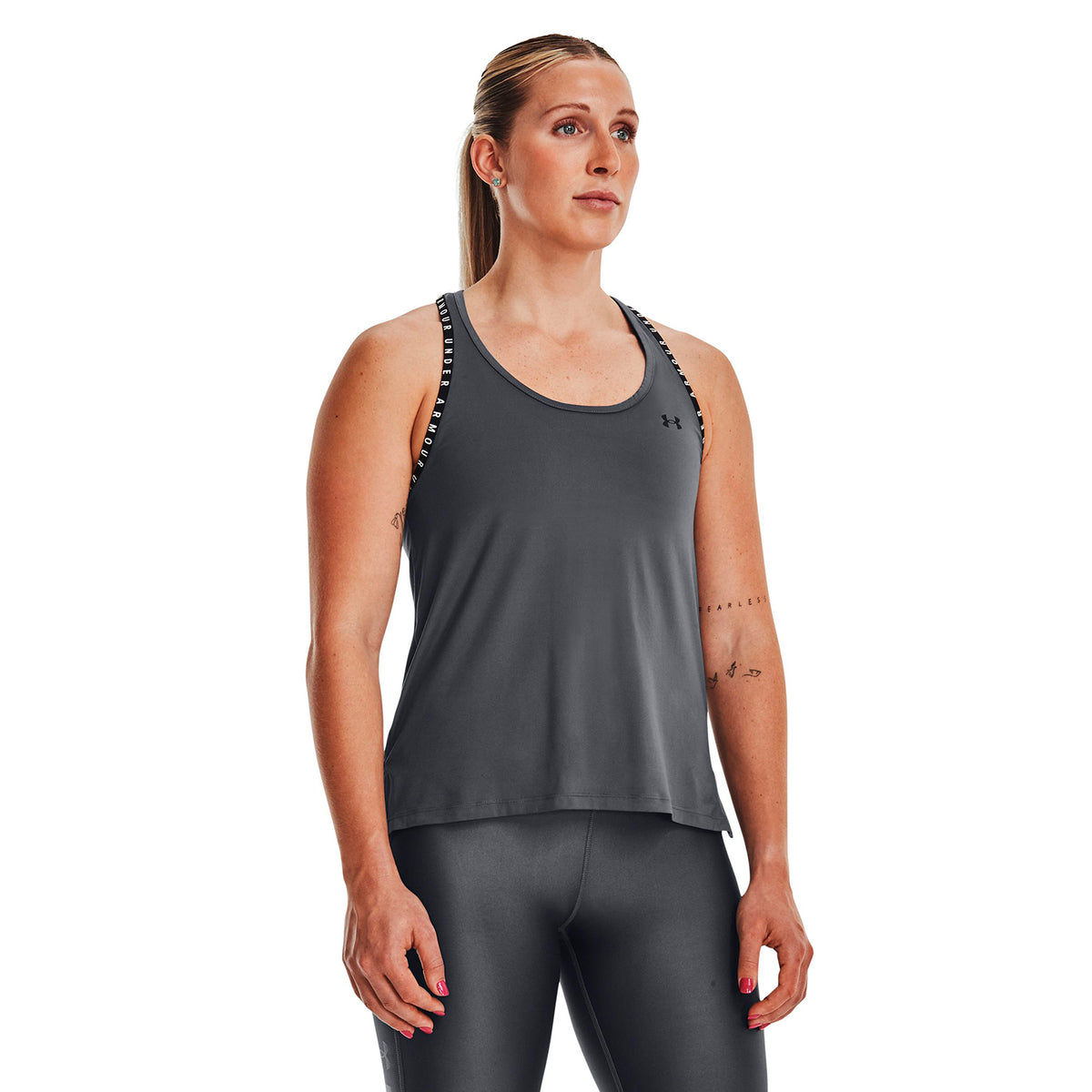 Polera sin mangas Knockout para mujer Under Armour