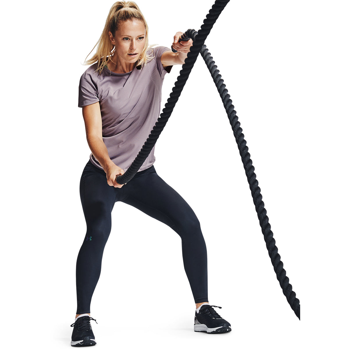 Polera Manga Corta UA RUSH™ Seamless para Mujer