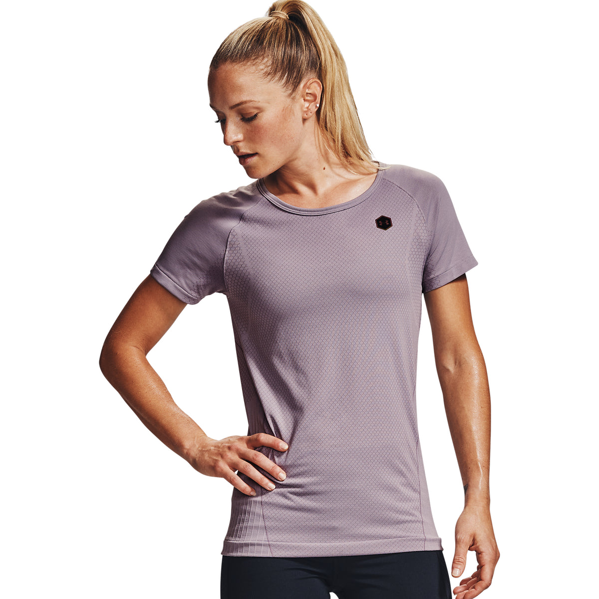Polera Manga Corta UA RUSH™ Seamless para Mujer