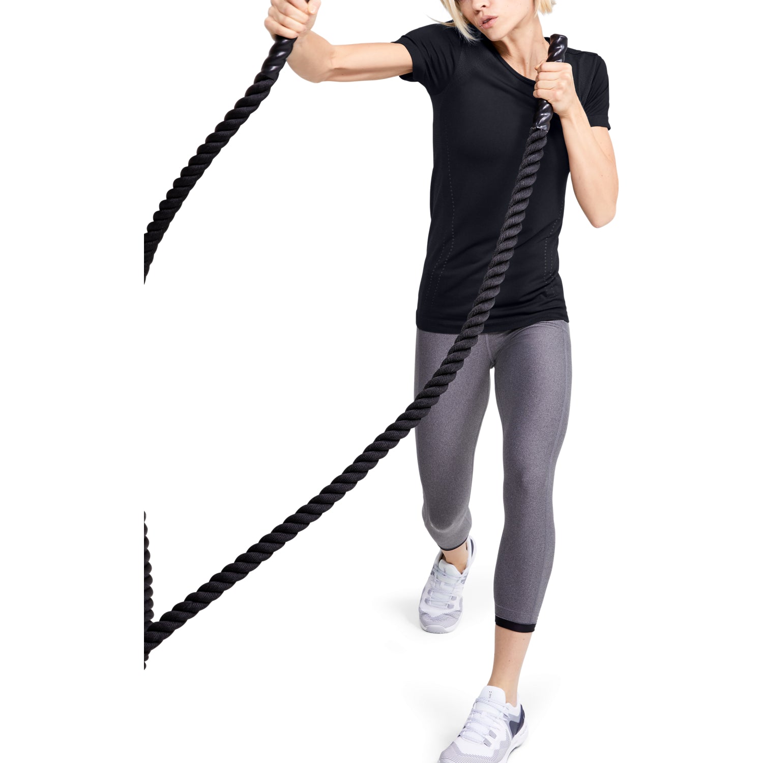 Polera Manga Corta UA Seamless para Mujer