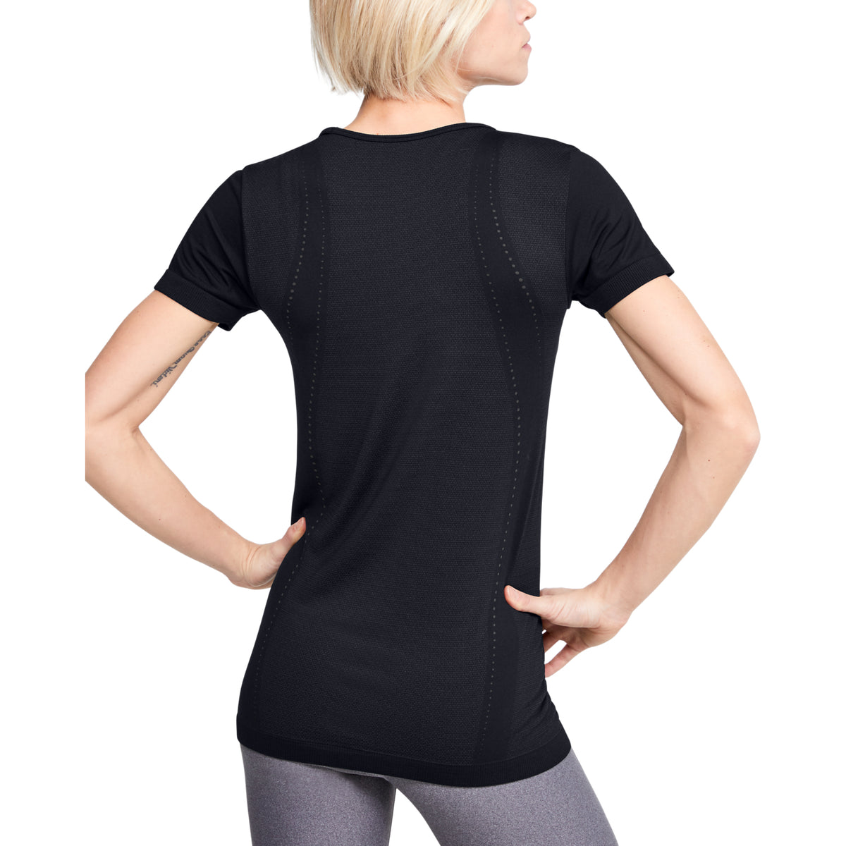 Polera Manga Corta UA Seamless para Mujer