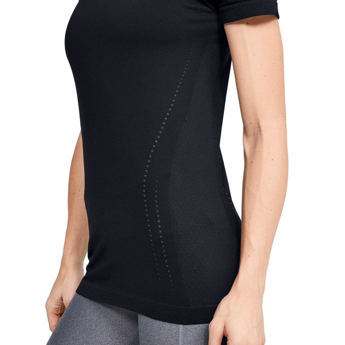 Polera Manga Corta UA Seamless para Mujer