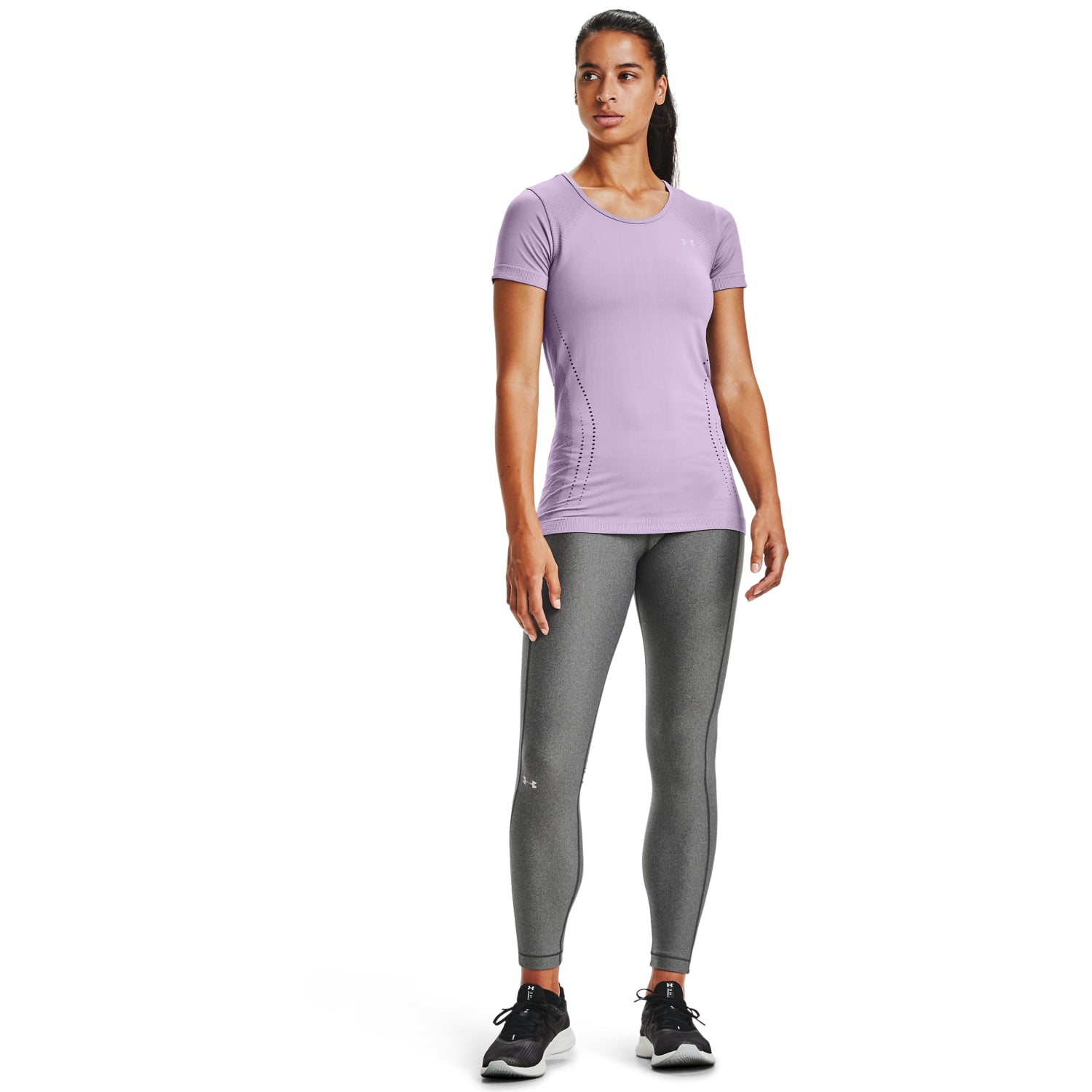 Polera Manga Corta UA Seamless para Mujer