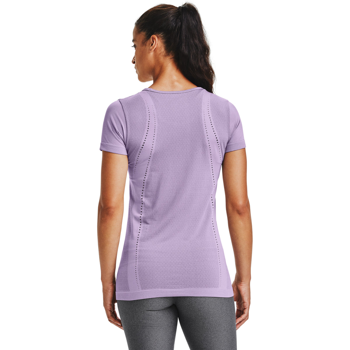 Polera Manga Corta UA Seamless para Mujer
