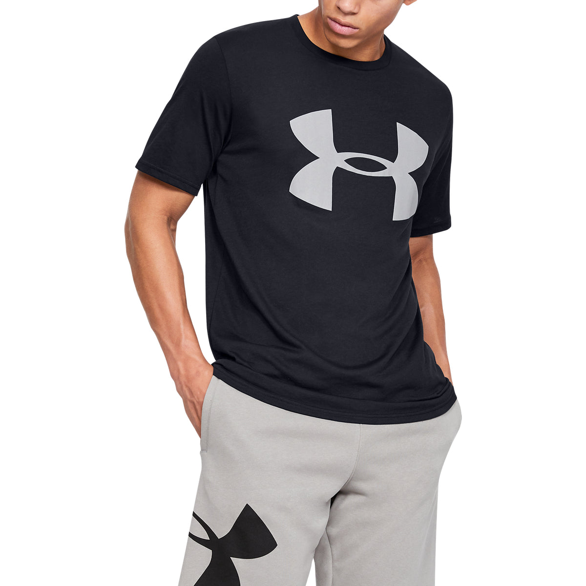 Polera Manga Corta UA Big Logo Reflective para Hombre