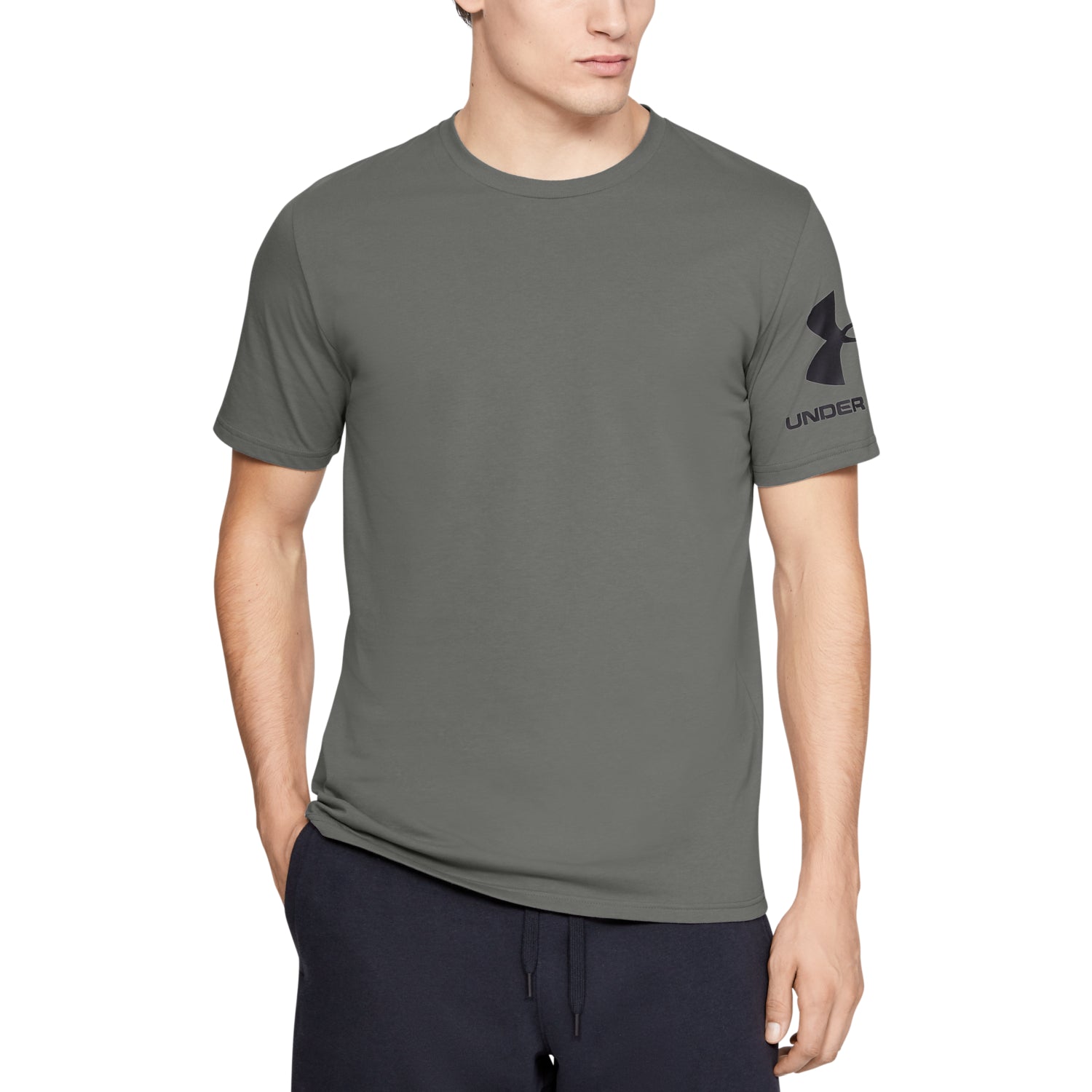 Polera Manga Corta UA Sportstyle Left Sleeve para Hombre