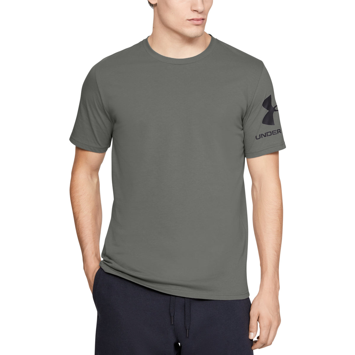 Polera Manga Corta UA Sportstyle Left Sleeve para Hombre