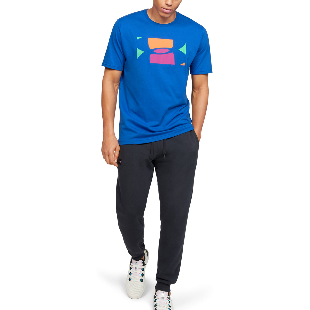 Polera Manga Corta UA Pastel Cut Off para Hombre