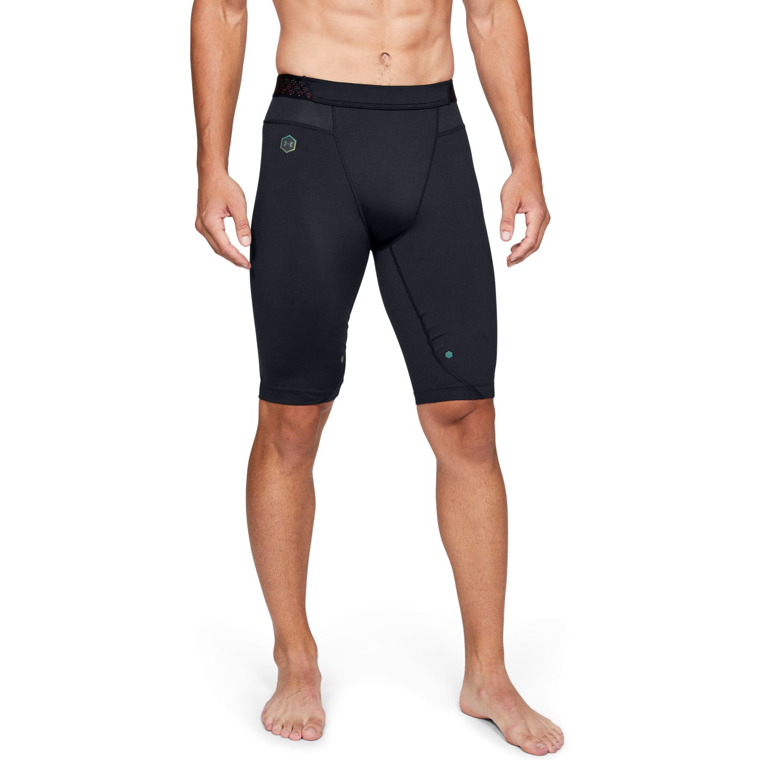 Shorts Largos de Compresión UA RUSH™ HeatGear® para Hombre