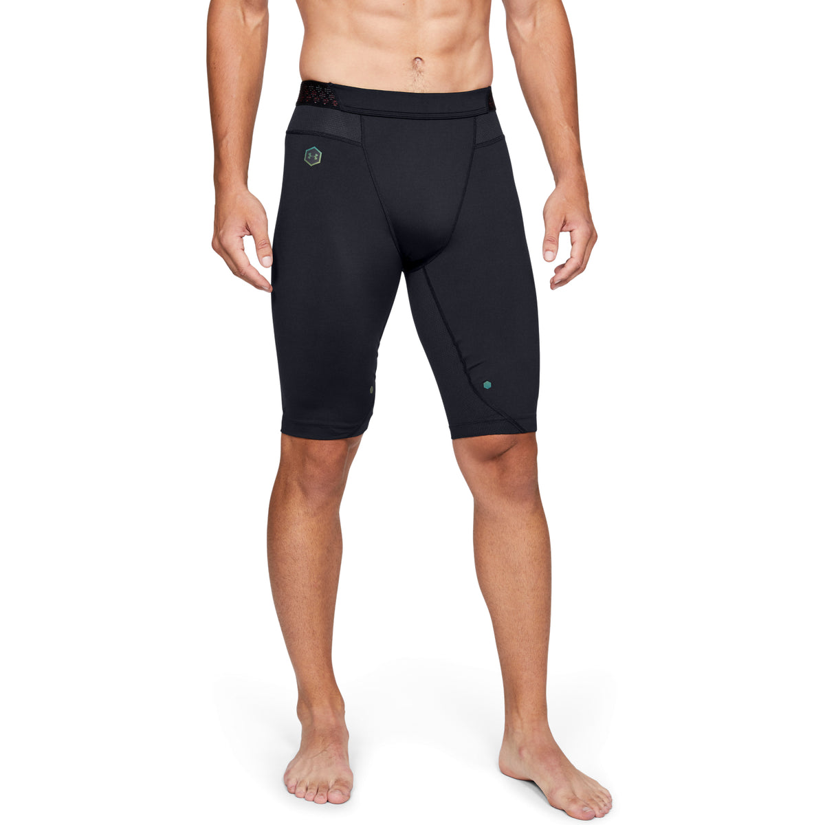 Shorts Largos de Compresión UA RUSH™ HeatGear® para Hombre