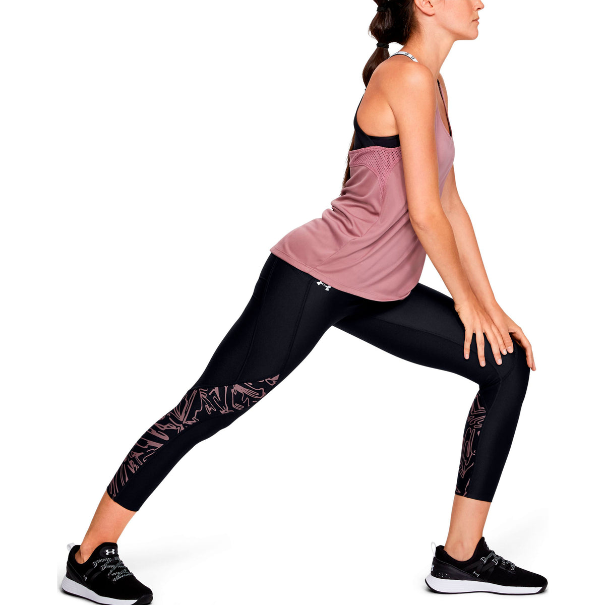 Pescadores HeatGear® Armour Printed Ankle para Mujer