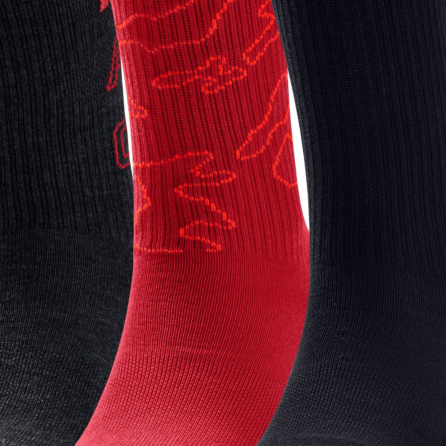 Paquete de Tres Pares de Calcetines UA Phenom Novelty Crew para Hombre