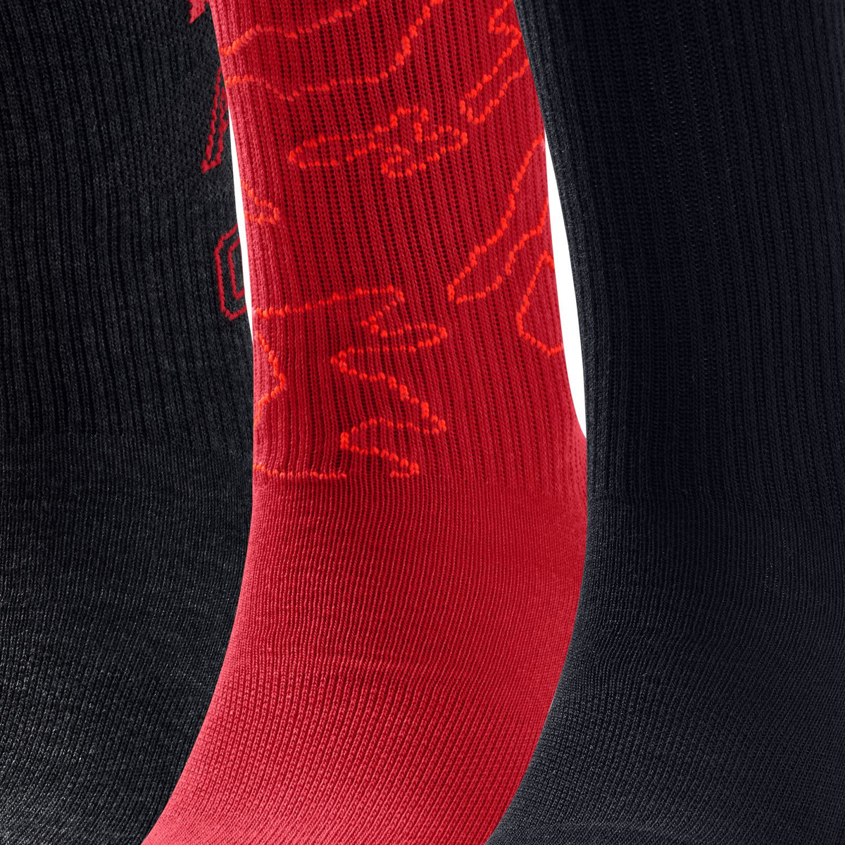 Paquete de Tres Pares de Calcetines UA Phenom Novelty Crew para Hombre