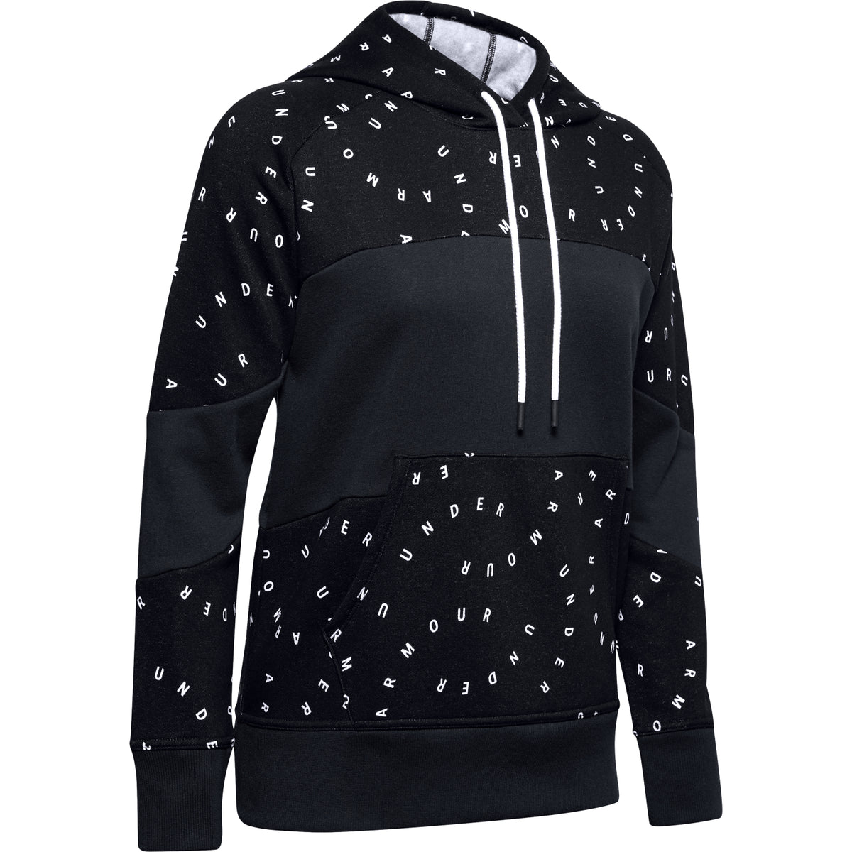 Polerón con Gorro UA Rival Fleece Printed para Mujer