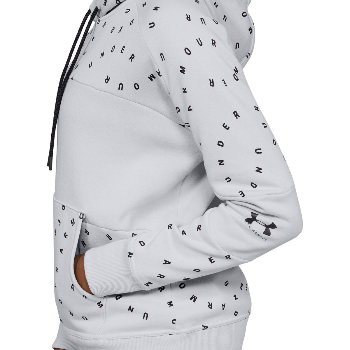 Polerón con Gorro UA Rival Fleece Printed para Mujer