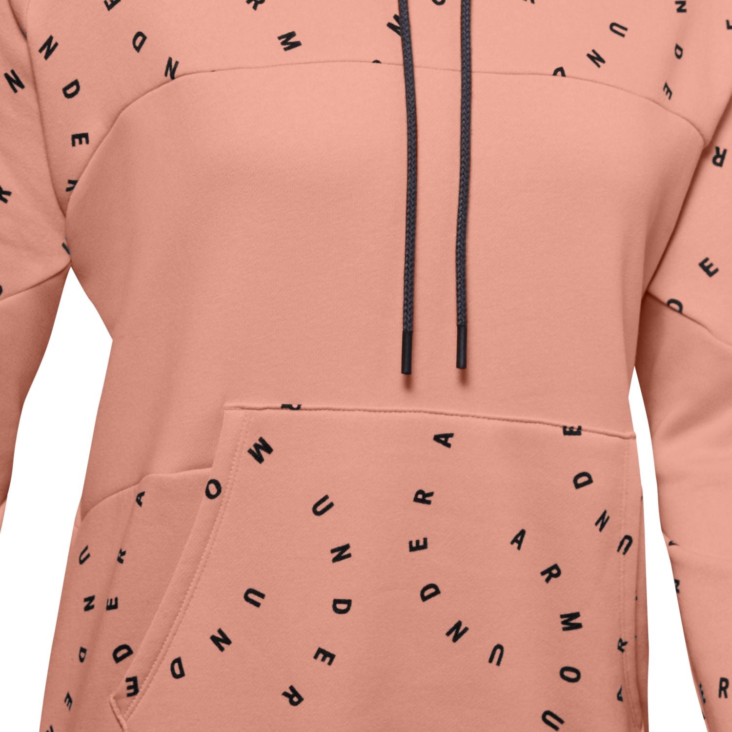 Polerón con Gorro UA Rival Fleece Printed para Mujer