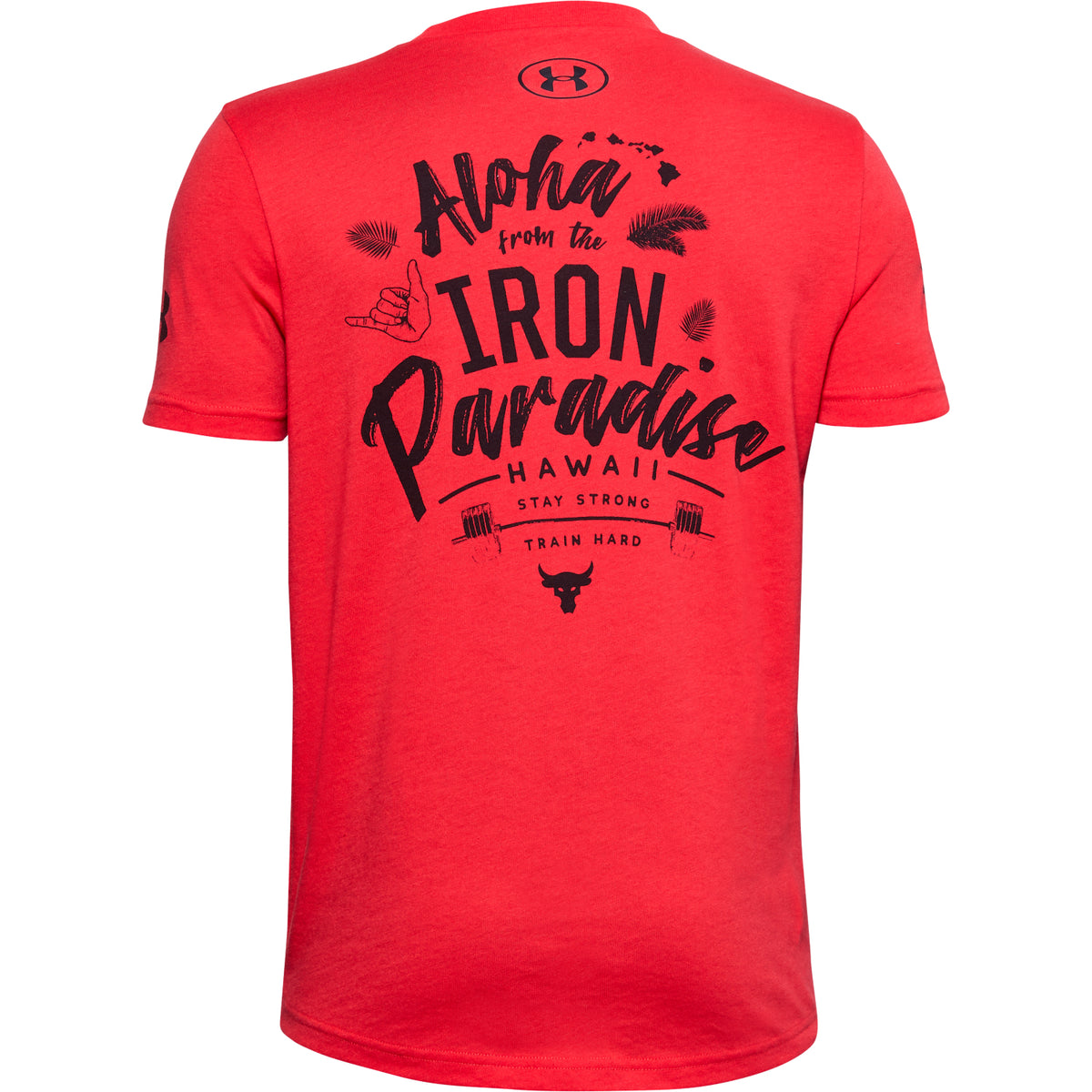 Polera Manga Corta Project Rock Iron Paradise para Niño