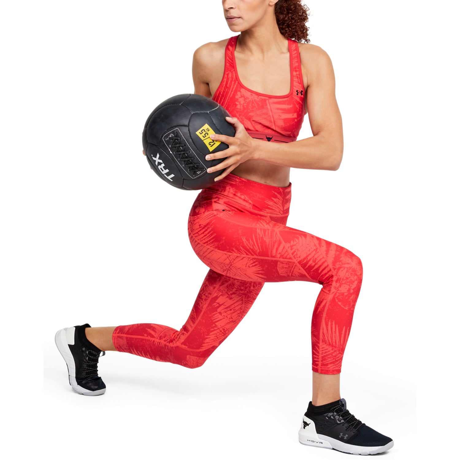 Calzas Project Rock HeatGear® Armour Printed Ankle Crop para Mujer