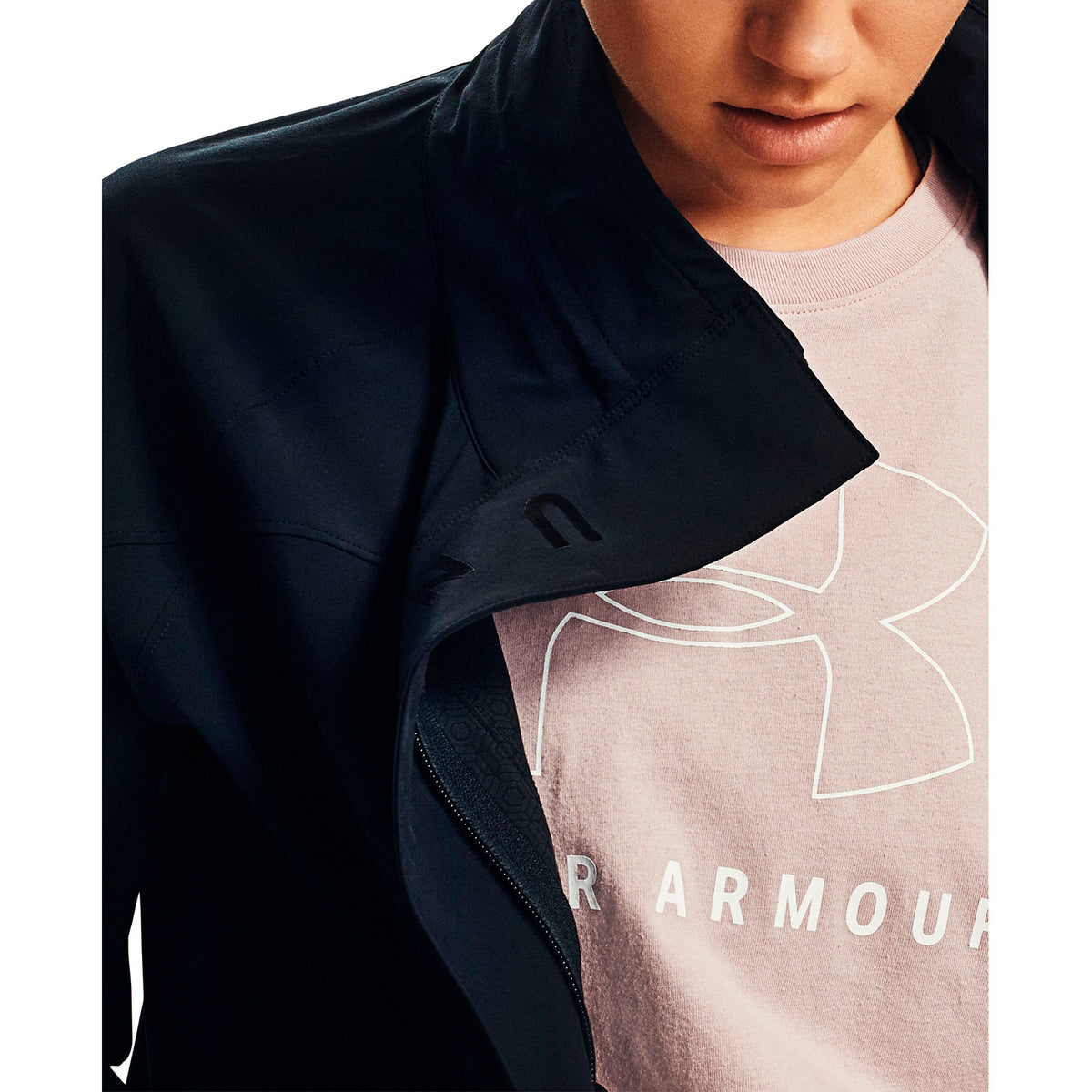 Polerón UA Recover Woven Full Zip para Mujer