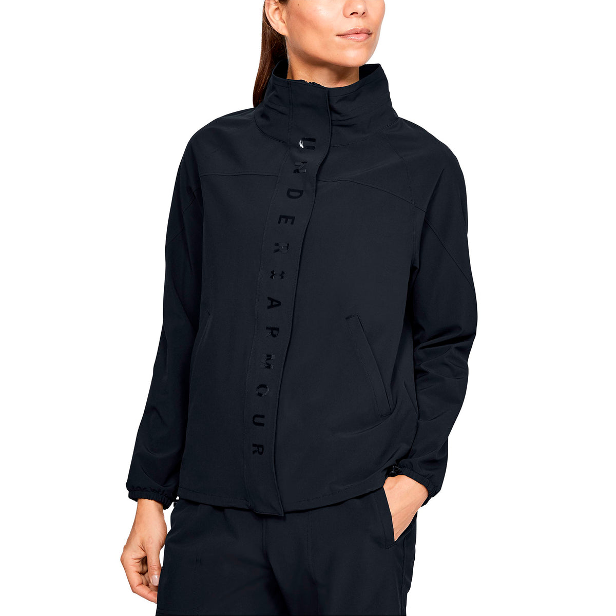 Polerón UA Recover Woven Full Zip para Mujer