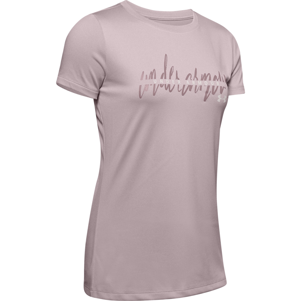 Polera Manga Corta UA Tech™ Branded Fit Kit Crew para Mujer