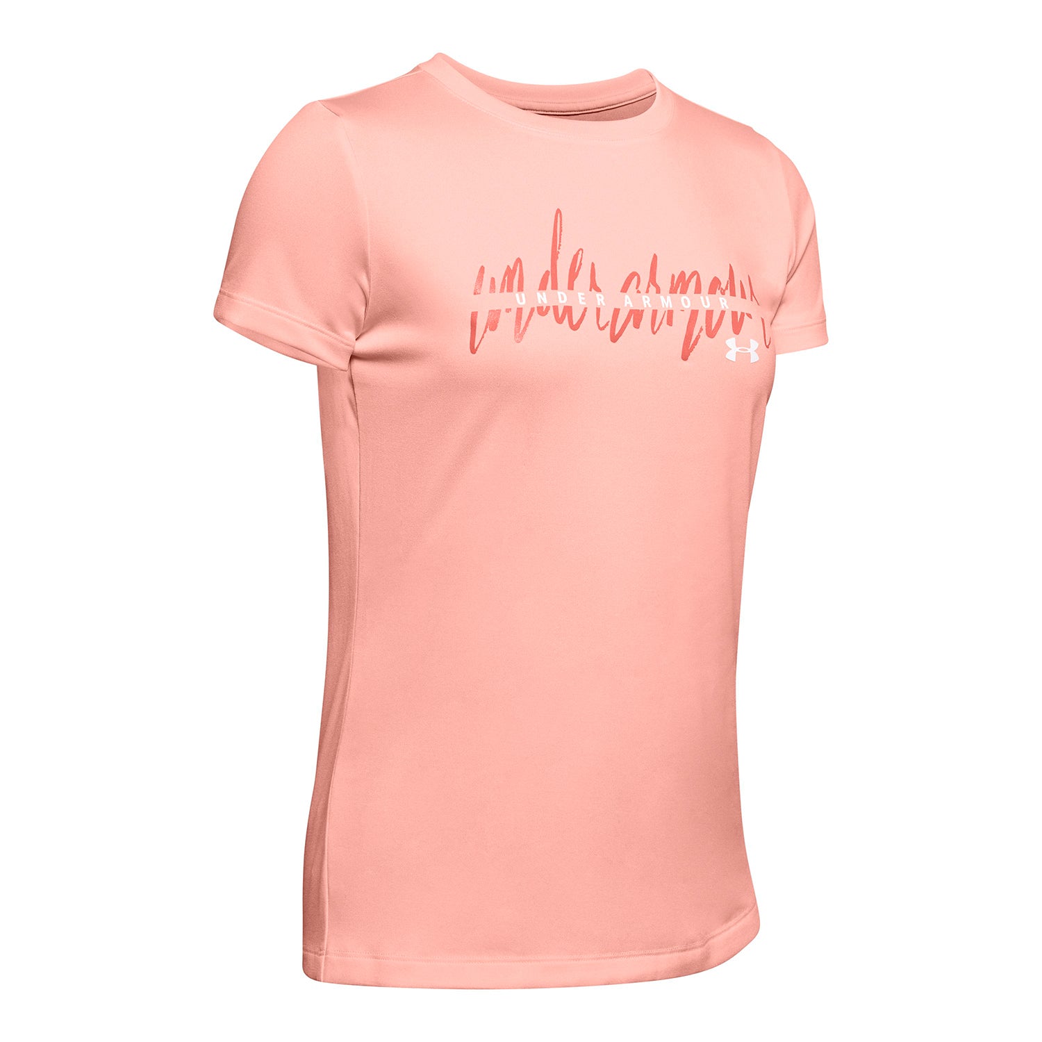 Polera Manga Corta UA Tech™ Branded Fit Kit Crew para Mujer