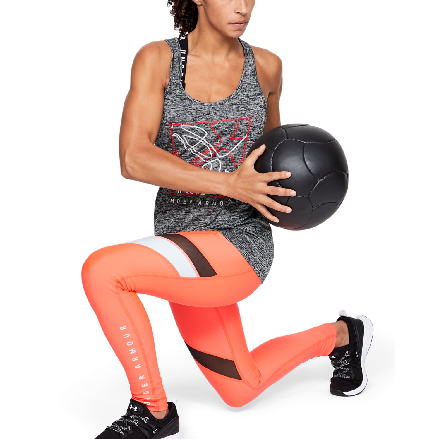 Polera sin mangas con impresión UA Tech™ Twist para Mujer