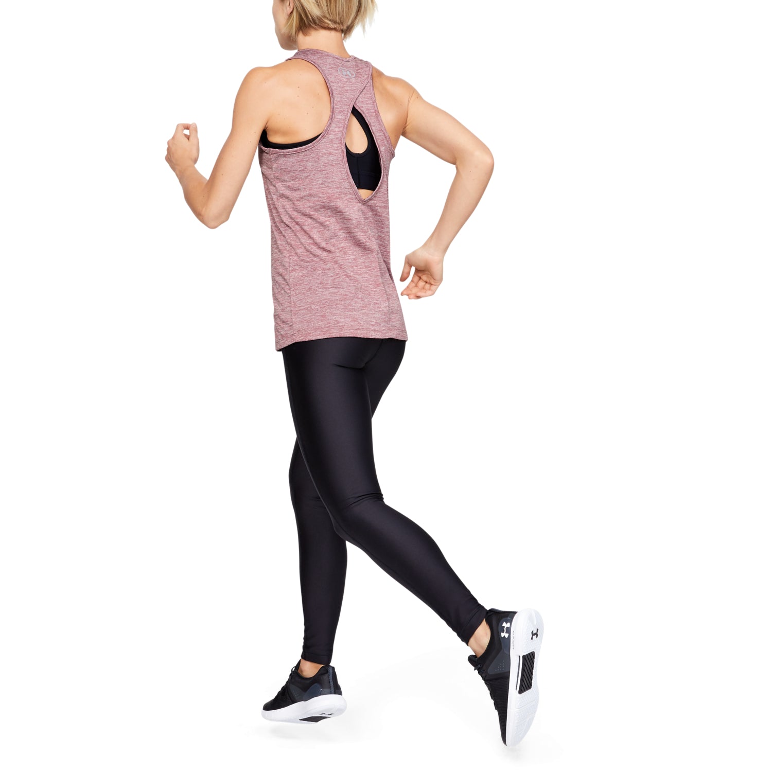 Polera sin mangas con impresión UA Tech™ Twist para Mujer