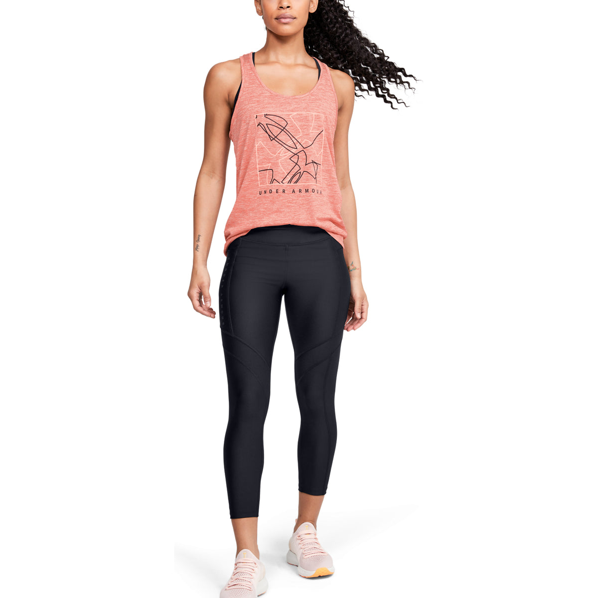 Polera sin mangas con impresión UA Tech™ Twist para Mujer