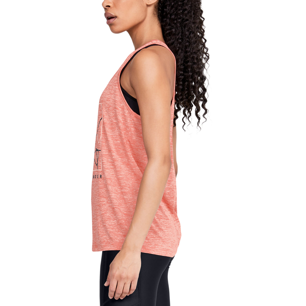 Polera sin mangas con impresión UA Tech™ Twist para Mujer