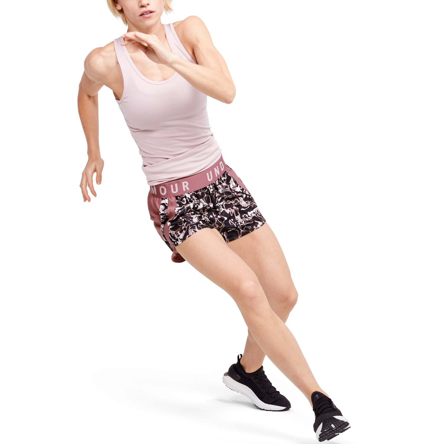 Shorts UA Play Up 3.0 Print para Mujer