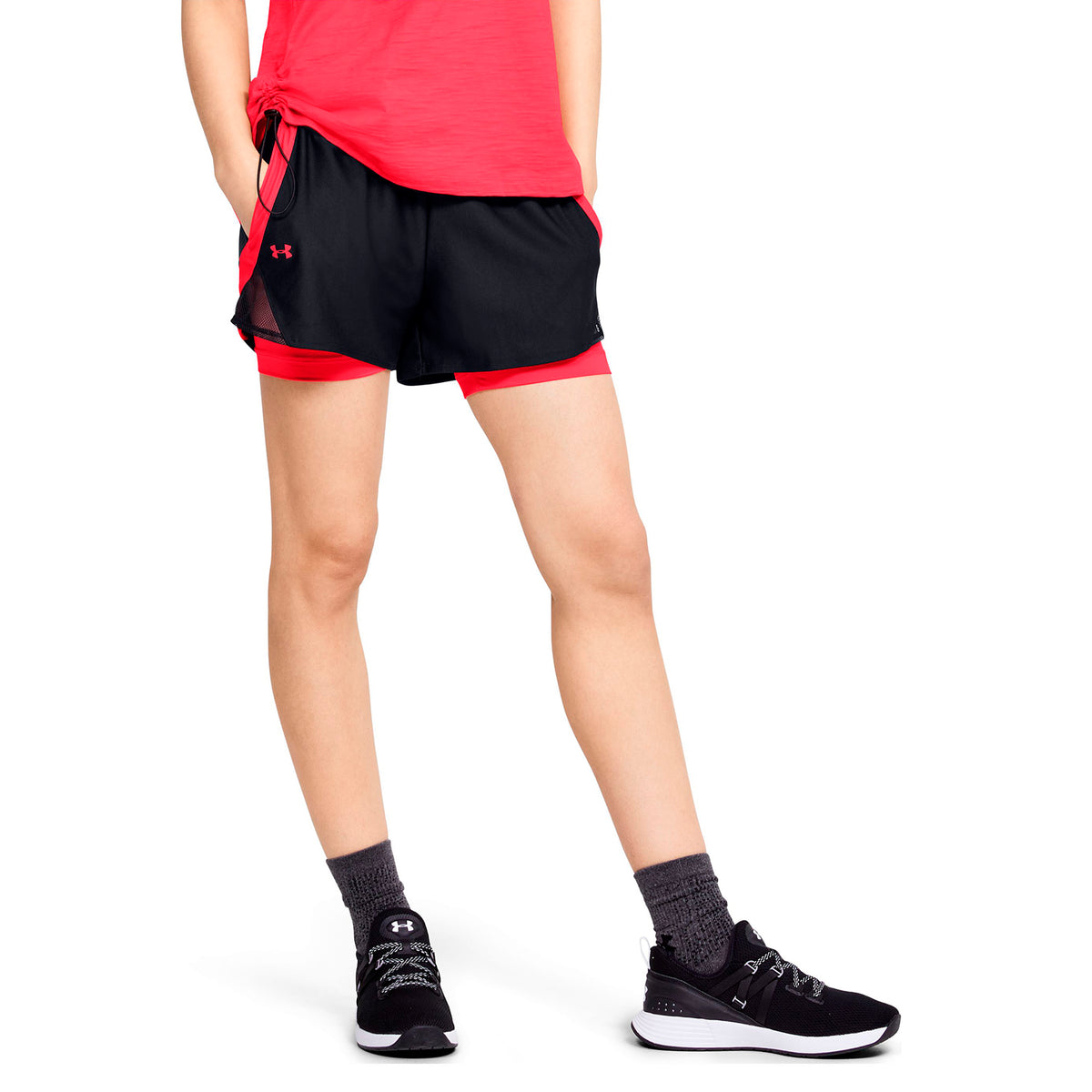 Shorts Play Up 2-in-1 para mujer Under Armour