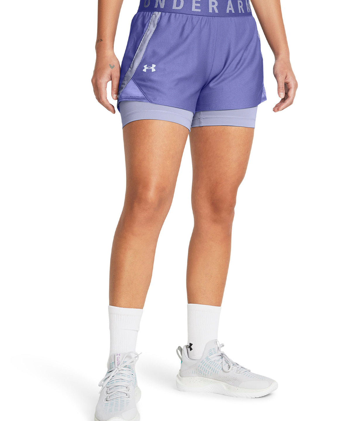 Shorts Play Up 2-in-1 para mujer Under Armour